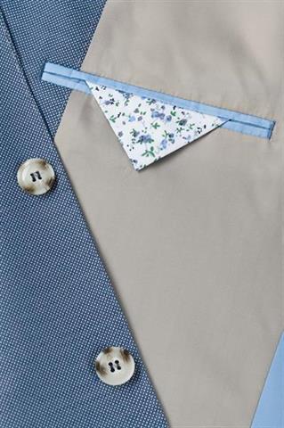 Niebieska marynarka męska Romero 2 Prato Blue 42919 - 73571