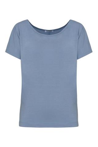 Niebieska bluzka damska oversize 84778 - 73871