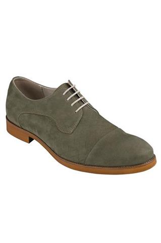 Buty męskie skórzane khaki 73018 - 76711