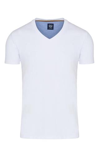 Biały t-shirt męski 72994 - 78071