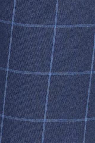 Męskie spodnie w kratę Chinos London 64522 - 79131