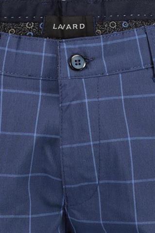 Męskie spodnie w kratę Chinos London 64522 - 79141