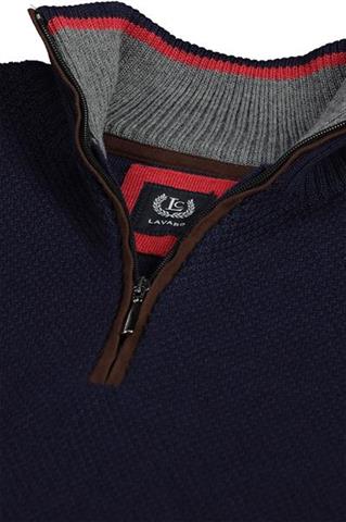 Granatowy sweter ze stójką 73829 - 82981