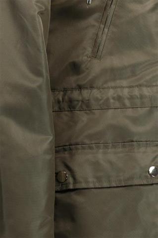 Oliwkowa parka damska z odpinanym dociepleniem Wanessa Tech 84040 - 90161