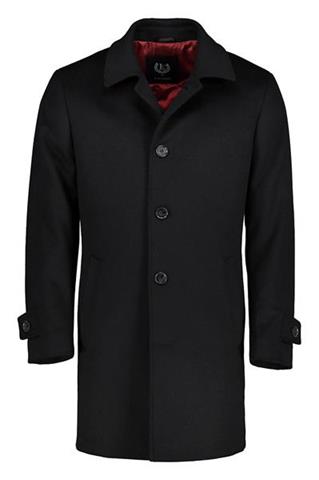 Elegancki czarny płaszcz męski Cristof Lhasa 20562 - 90861