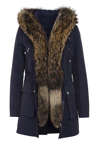 Granatowa parka damska Wanessa 84039 - 93681