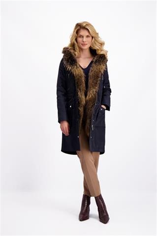 Granatowa parka damska Wanessa 84039 - 93691