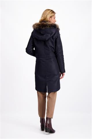 Granatowa parka damska Wanessa 84039 - 93711