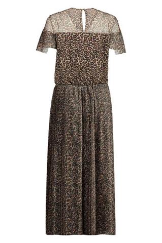 Zwiewna sukienka maxi w panterkę 84898 - 94351