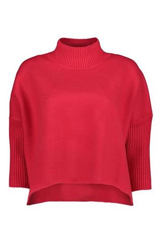 Czerwony sweter damski 85055 - 98361