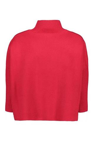 Czerwony sweter damski 85055 - 98381